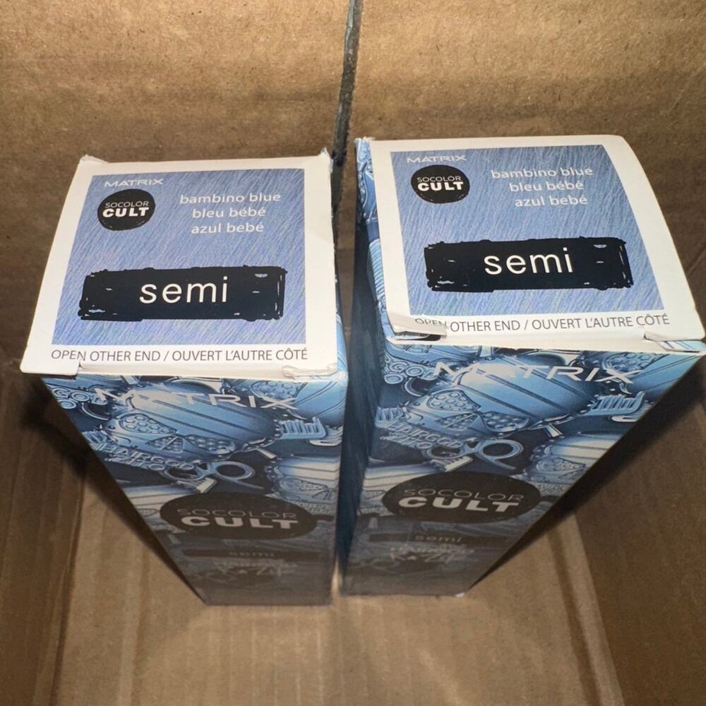 Matrix SoColor Cult Semi-Permanent Hair Color Bambino Blue fashion
